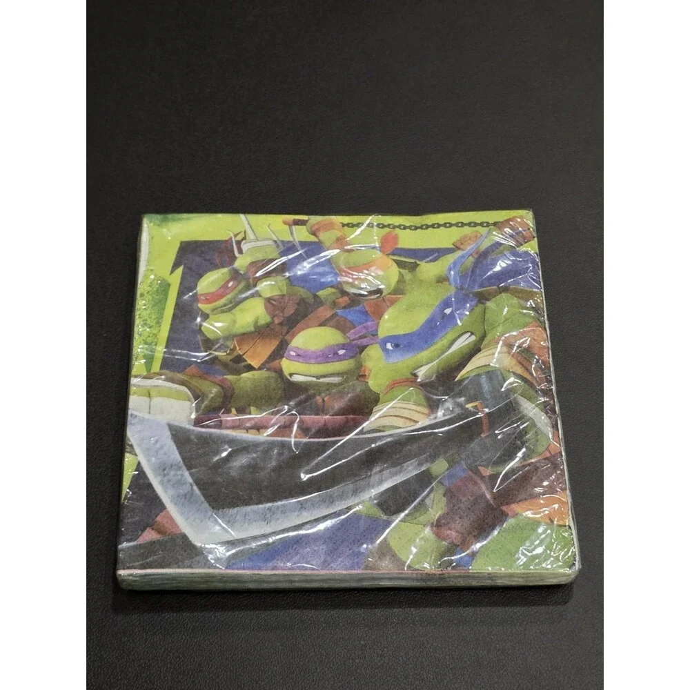 TMNT Napkins 16ct Vintage 2012 Ninja Turtles Party Supplies New Sealed